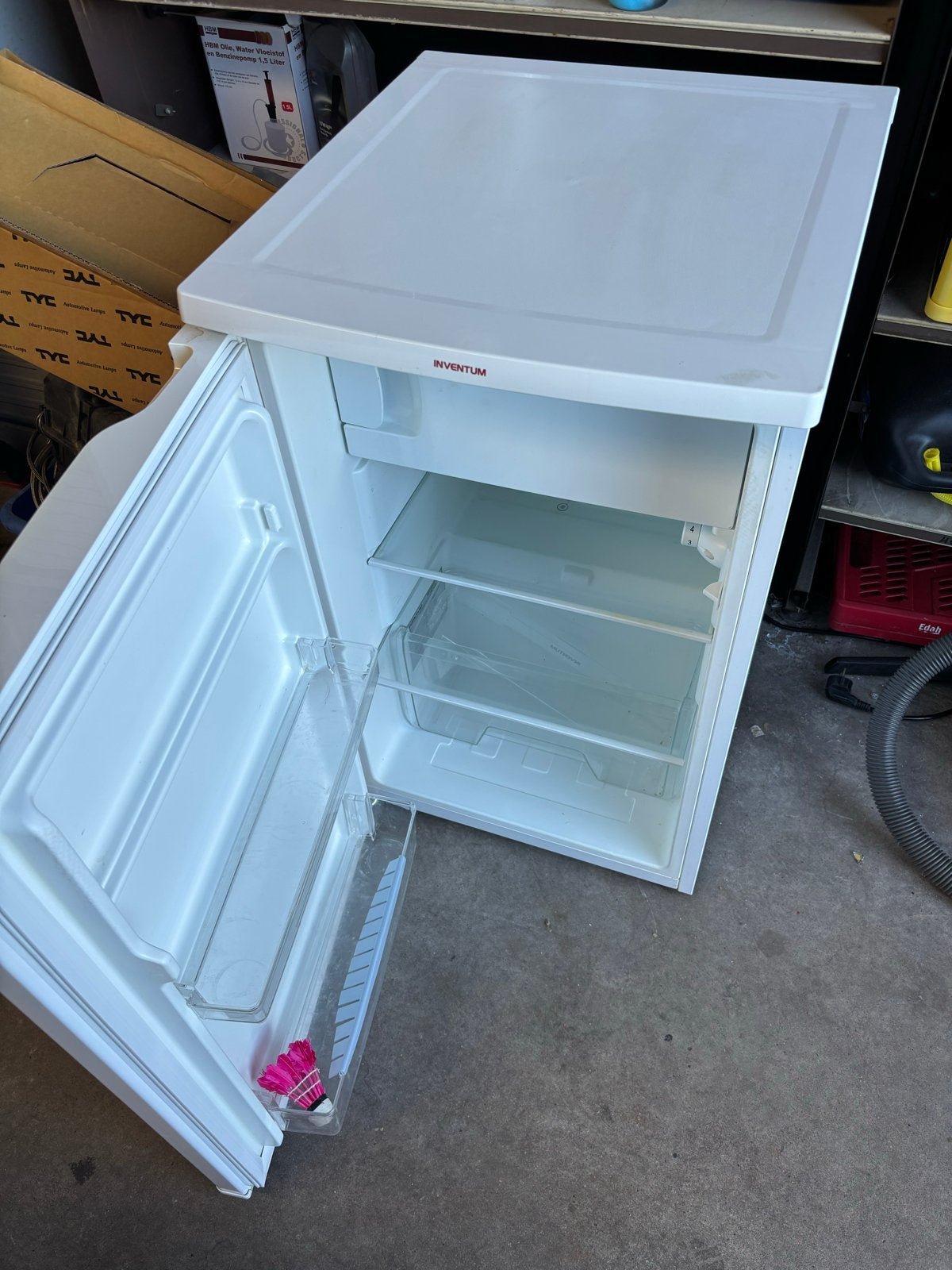 Inventum koelkast zonder vriesvak - Compact en efficiënt, Gebruikt, 75 tot 100 liter, 45 tot 60 cm, Met vriesvak