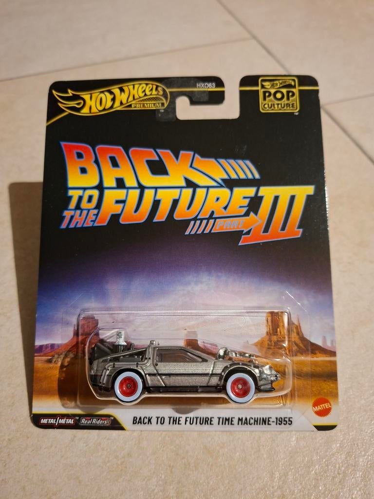 Hot Wheels Back to the Future III Time Machine 1955, Ophalen of Verzenden, Nieuw, Auto
