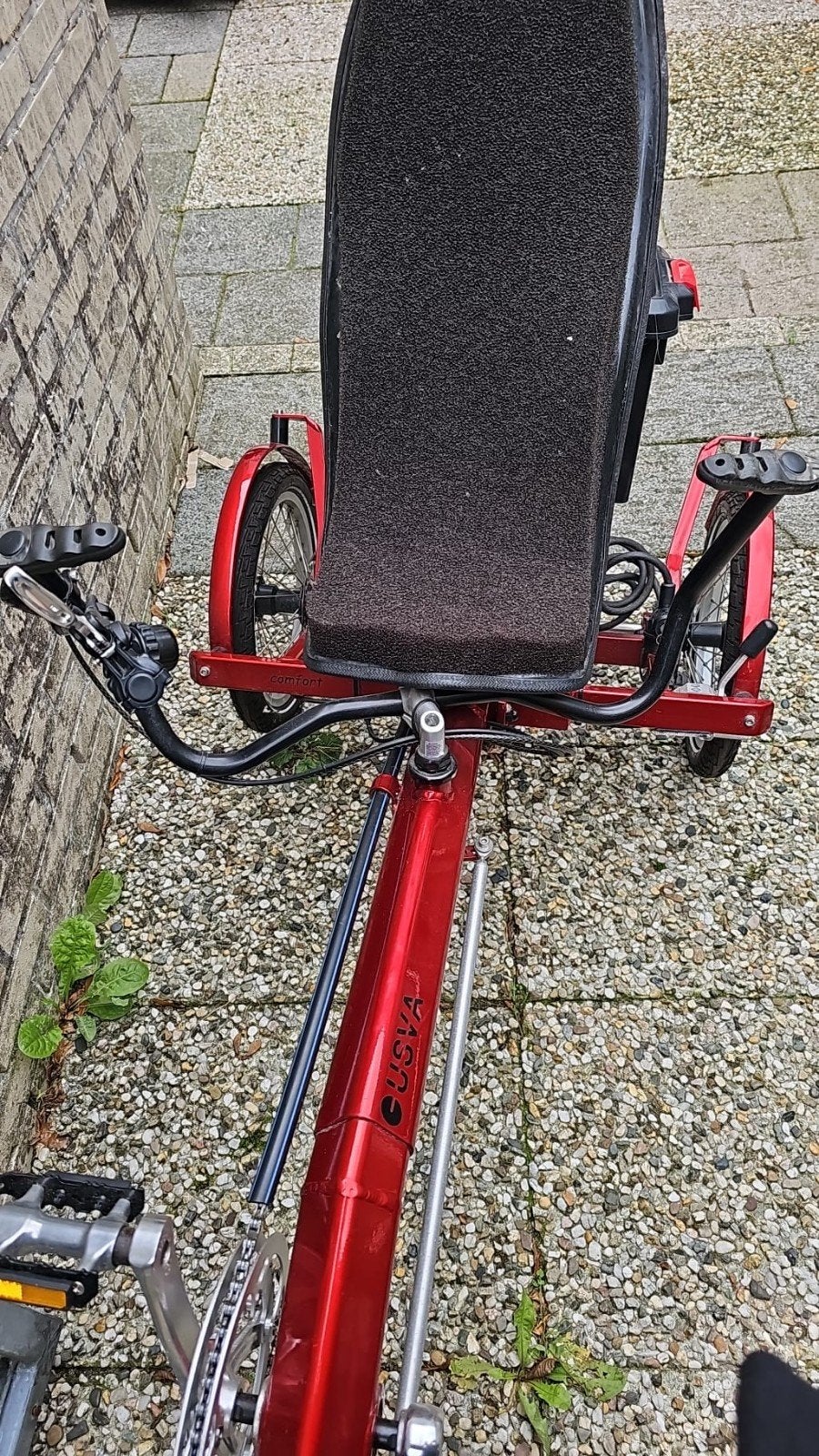 Comfortabele driewieler fiets, Ophalen, Gebruikt, Velgrem, USVA