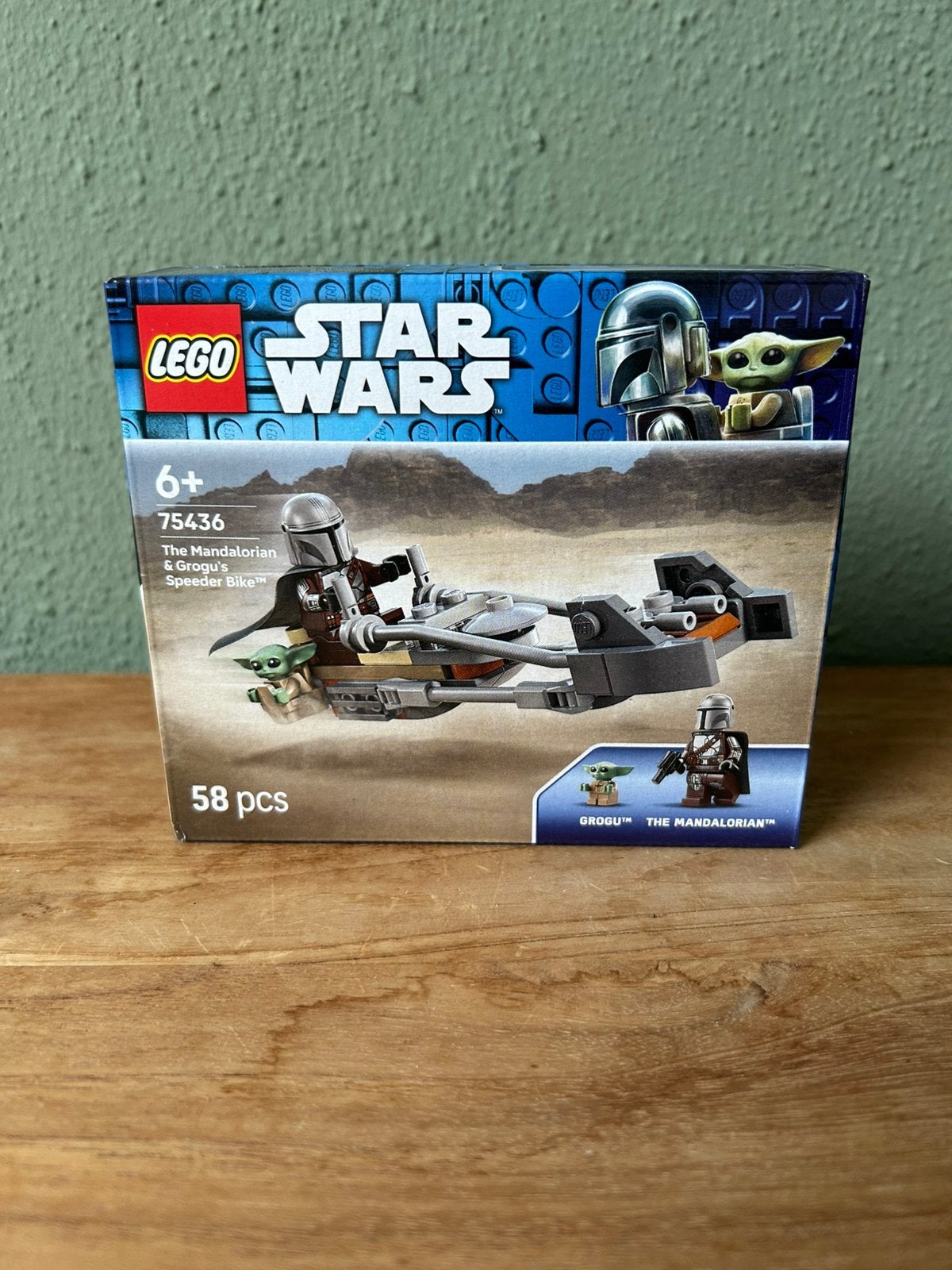 LEGO Star Wars 75436 Mandalorian & Grogu Speeder Bike Nieuw, Ophalen of Verzenden, Zo goed als nieuw