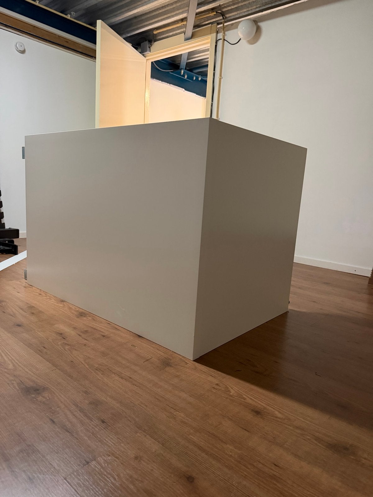 Nieuw IKEA Kallax Bureau - Wit, Huis en Inrichting, Bureaus, Ophalen, Opbergruimte, Spaanplaat of MDF, Nieuw