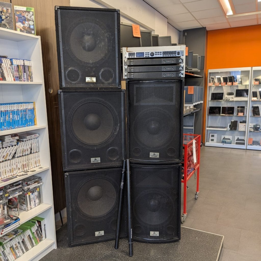 Devine Audio Speaker set Incl Subwoofers Gebruikte staat, Devine, Zo goed als nieuw, Sales@devineco.com, 42808 Christy Street, Suite 116
Fremont, CA 94538
USA