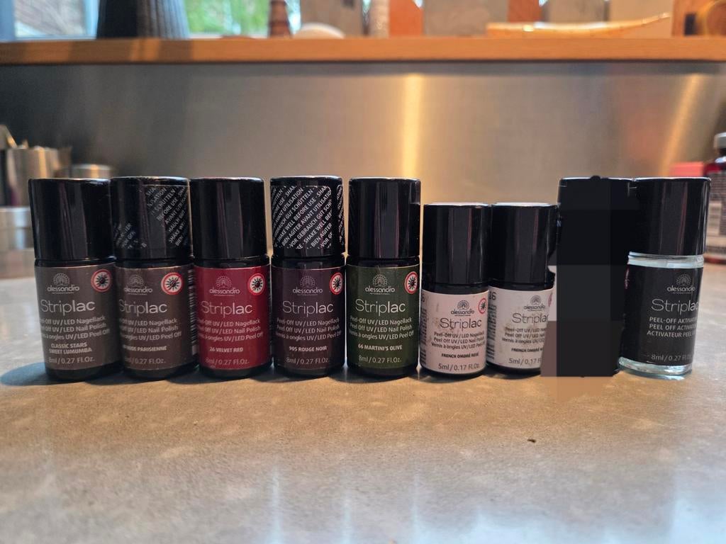 Alessandro Striplac Gellak Set, Gebruikt, Overige kleuren, Ophalen of Verzenden, Handen en Nagels