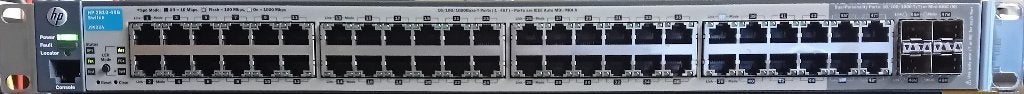 HP Procurve 2810-48G (J9022A) 48 ports Gigabit switch, Computers en Software, Ophalen of Verzenden, Gebruikt