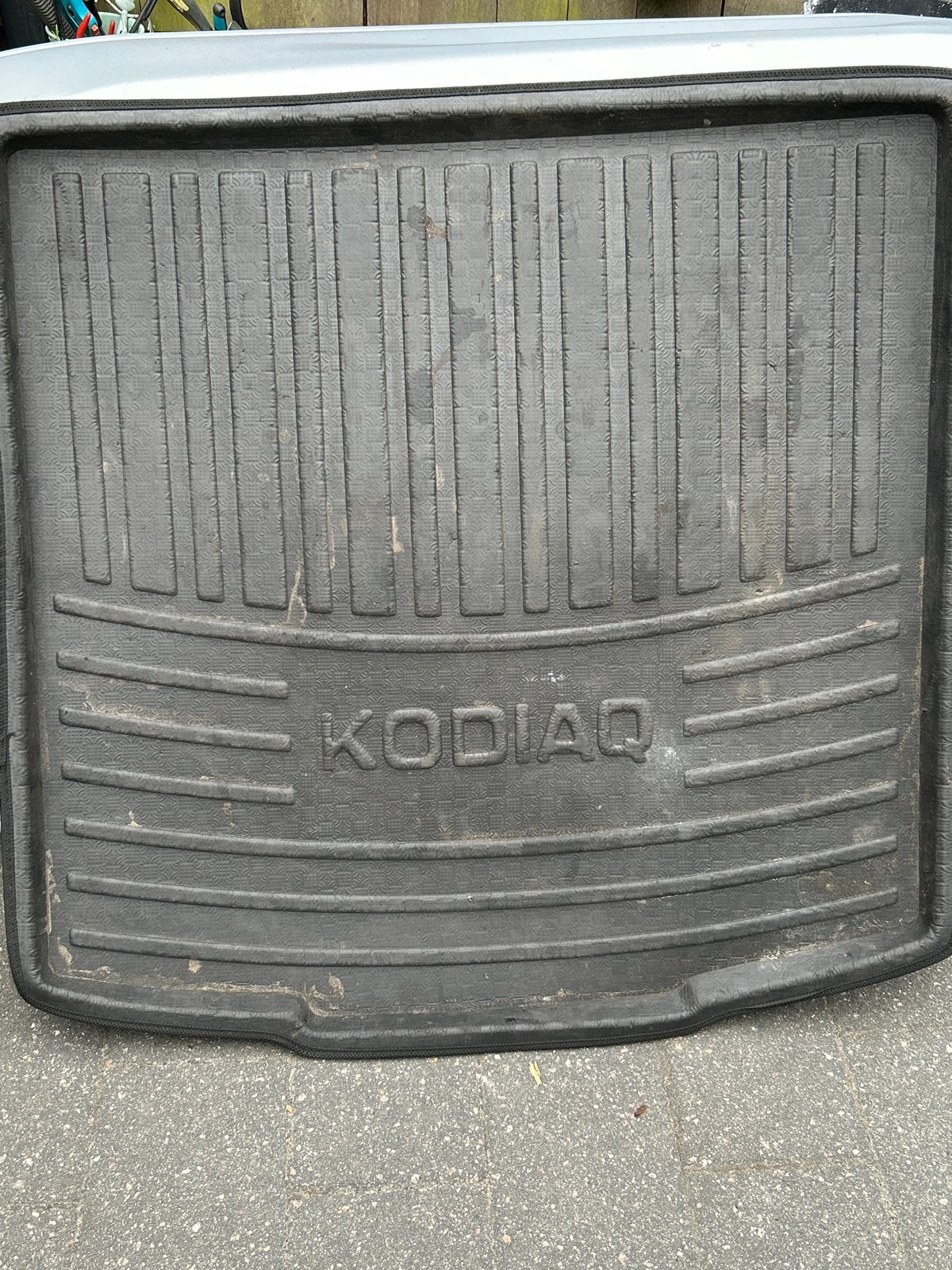 Skoda Kodiaq kofferbakmat, Ophalen, Gebruikt