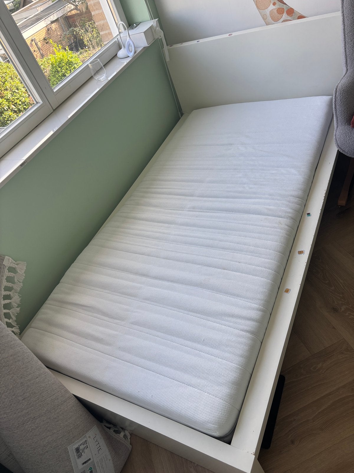 Gratis bed + matras, Ophalen, Gebruikt, 90 cm, Eenpersoons
