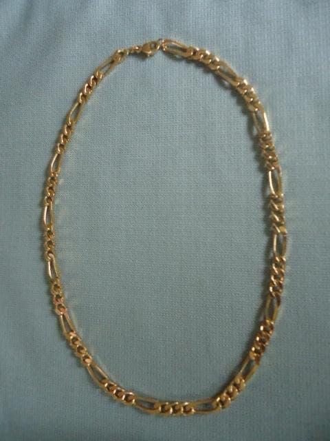 ketting 50cm, Verzenden, Nieuw, Goud, Overige materialen