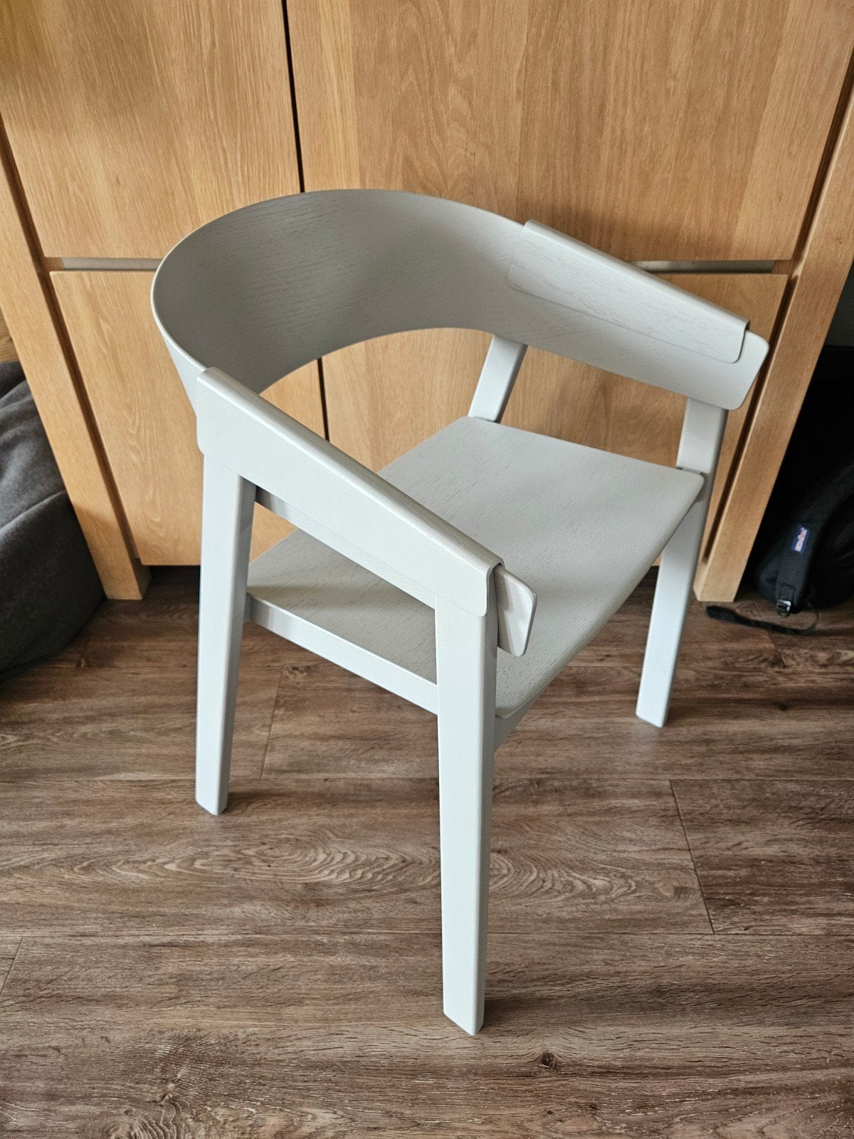 Muuto Cover Armchair/stoel van Thomas Bentzen, Ophalen, Zo goed als nieuw, Grijs, Eén