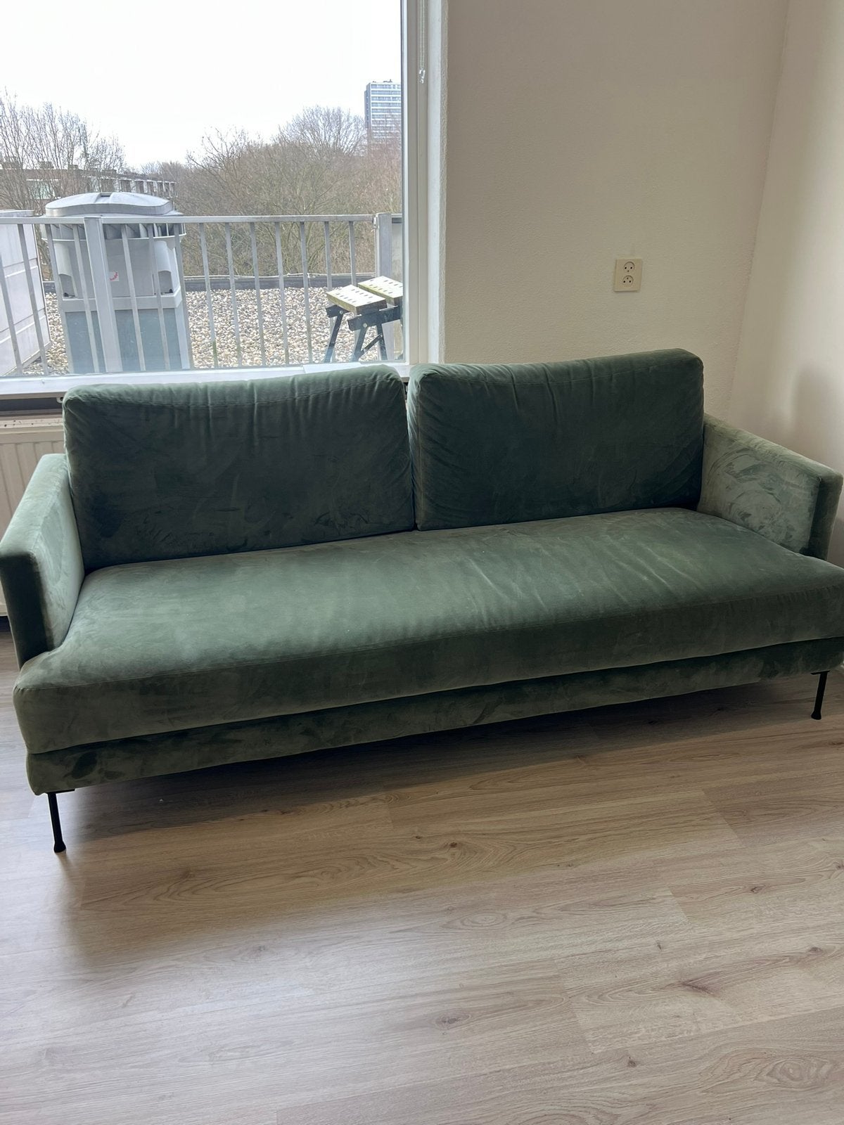 Westwing bank groen, Ophalen, Zo goed als nieuw, 75 tot 100 cm