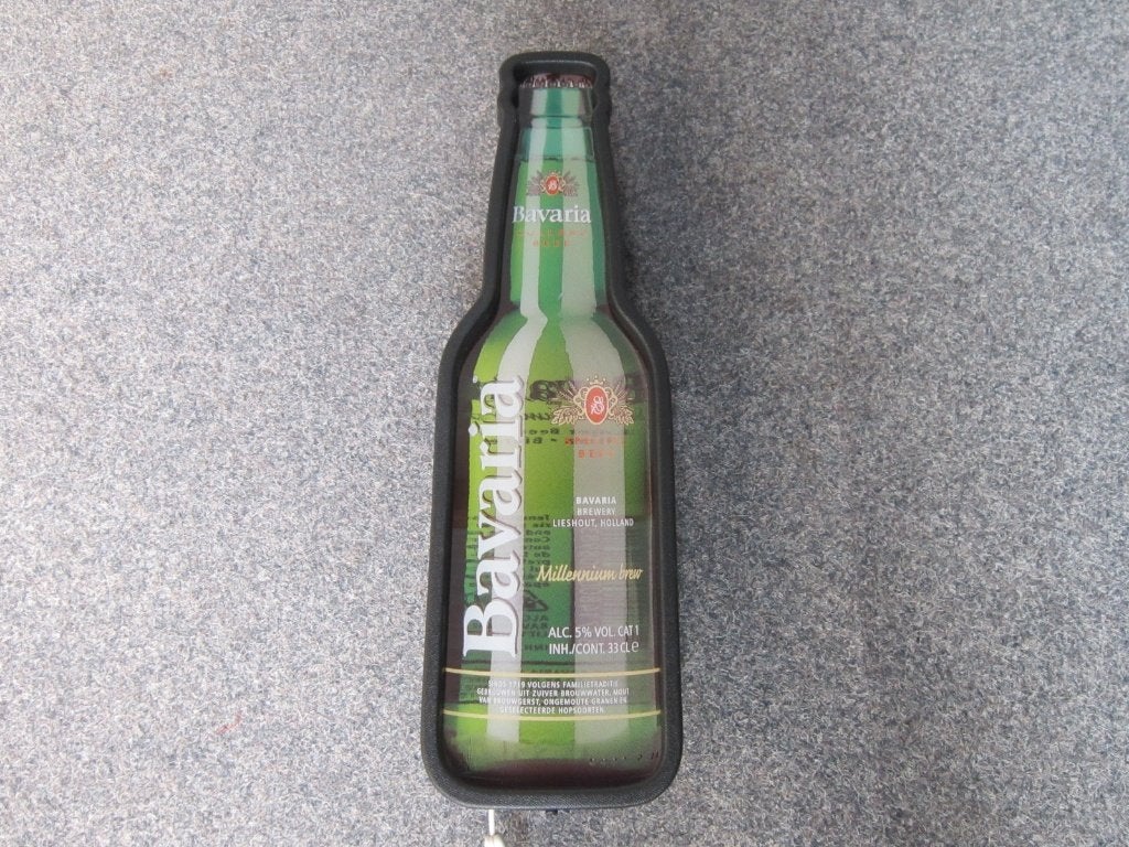 BAVARIA BIER LICHTRECLAME, Verzamelen, Ophalen, Zo goed als nieuw, Overige typen, Bavaria