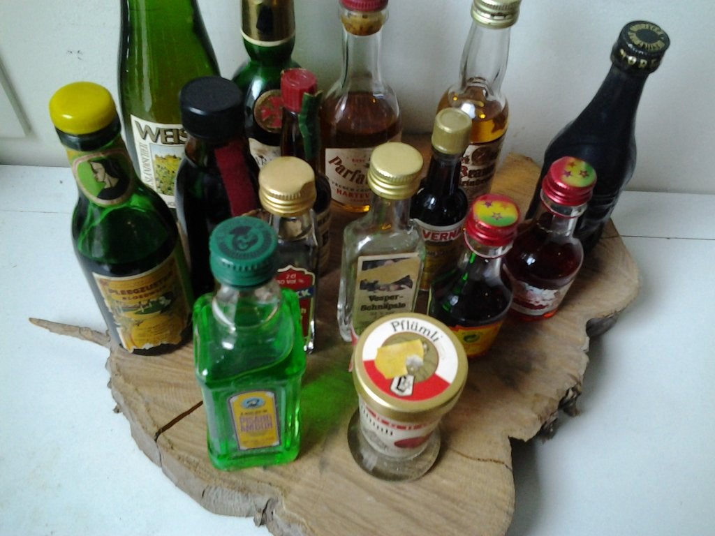 Drankflesjes miniatuur 15 st, Ophalen of Verzenden