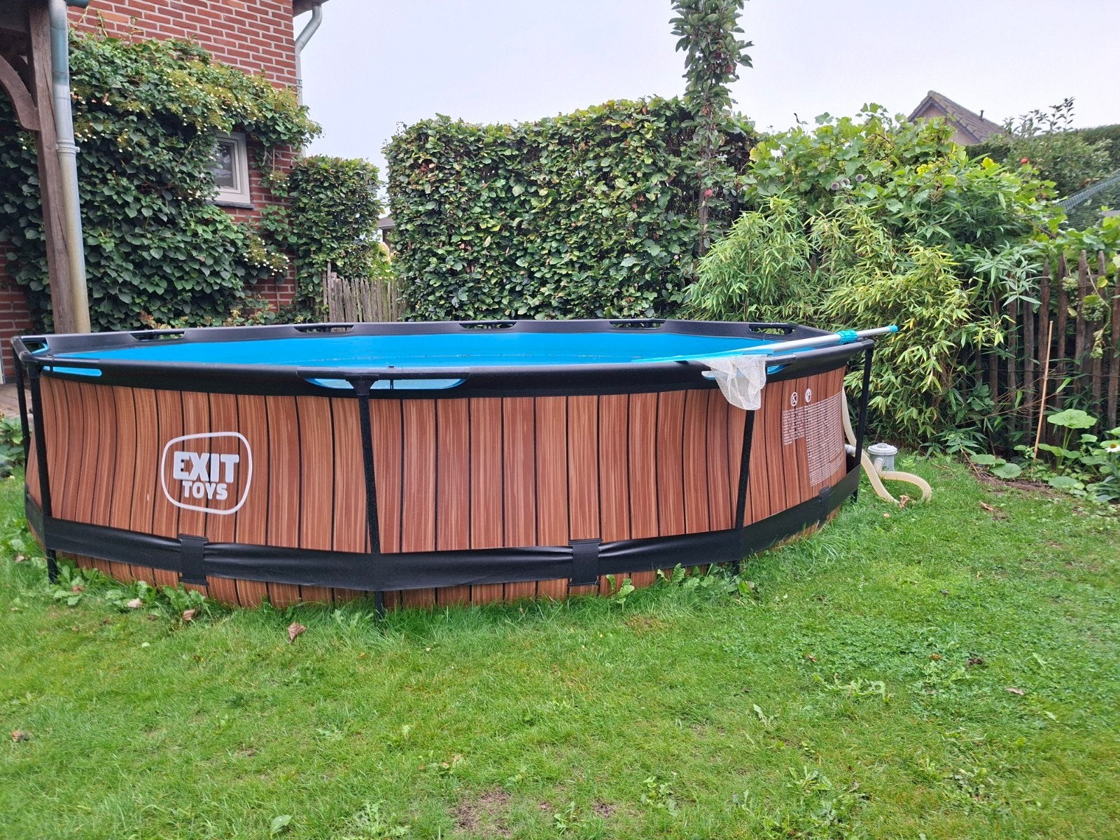 zwembad met pomp, Tuin en Terras, Zwembaden, Ophalen, Minder dan 80 cm, Rond, 300 cm of meer