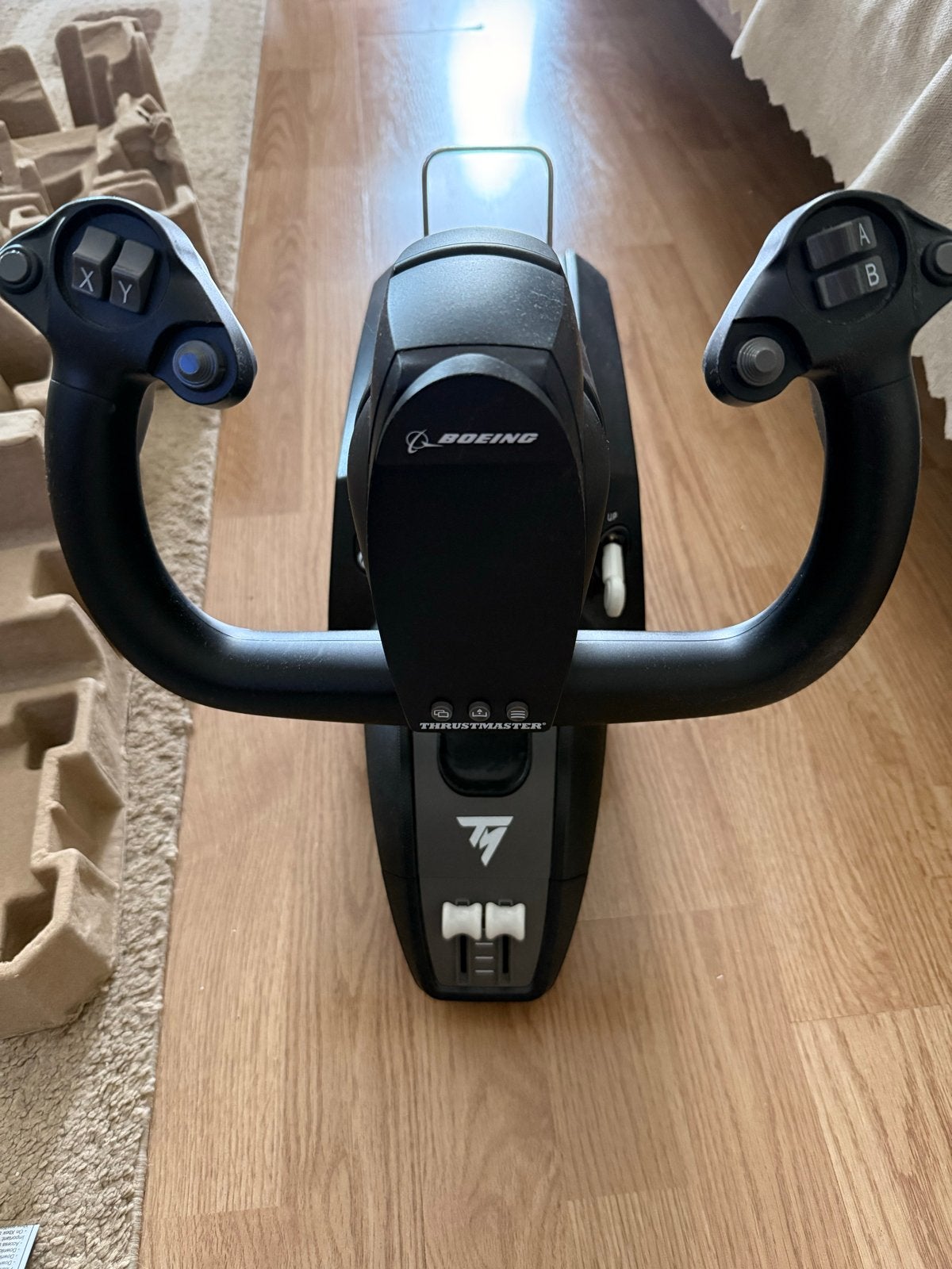Thrustmaster TCA Yoke Boeing Edition - Flight Simulator, Ophalen of Verzenden, Zo goed als nieuw, Thrustmaster, PC