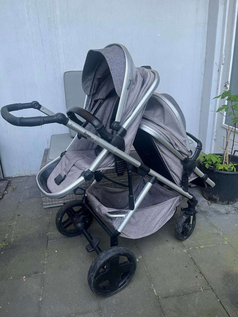 Fijne tweelingwagen - Gebruikt., Gebruikt, Duowagen, Ophalen, Kinderwagen