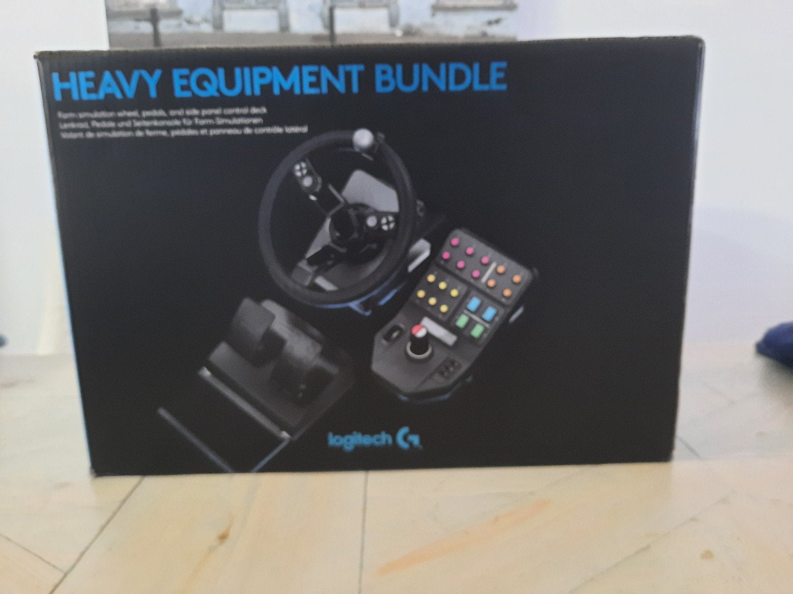 Logitech Heavy Equipment Bundle voor simulatie games, Logitech, Ophalen of Verzenden, Zo goed als nieuw, PC
