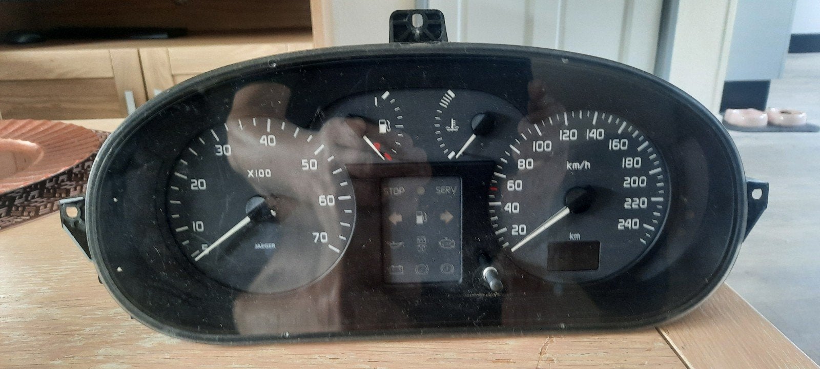 Renault Megane Scenic Tellerklok Dashboard Instrumentenpanee, Auto-onderdelen, Ophalen, Renault