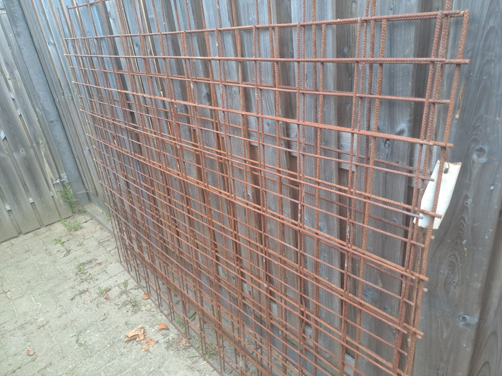 Roestige bouwstaalmatten 6 meter in totaal, Doe-het-zelf en Verbouw, Ophalen, Gebruikt, 250 mm of meer, Overige typen