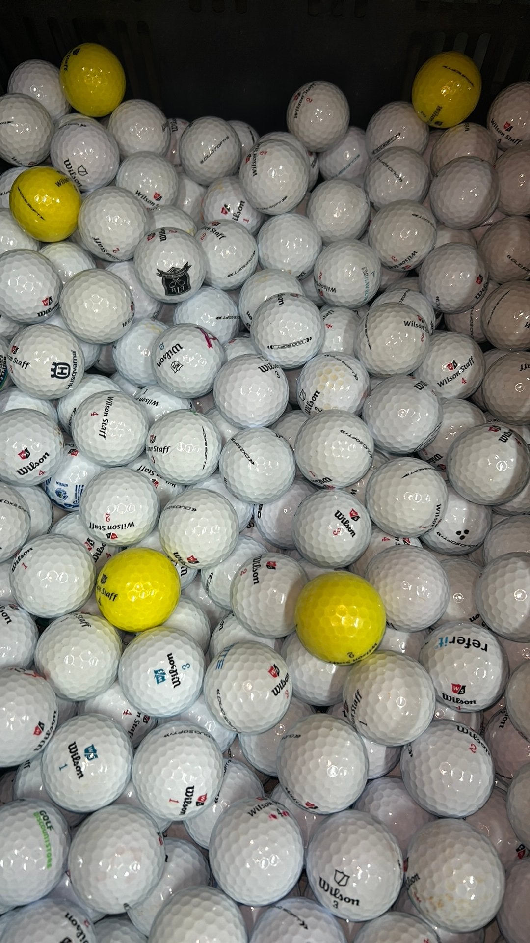 100 Stuks Wilson Staff Duo Soft Golfballen AAAA, Ophalen of Verzenden, Zo goed als nieuw, Bal(len)
