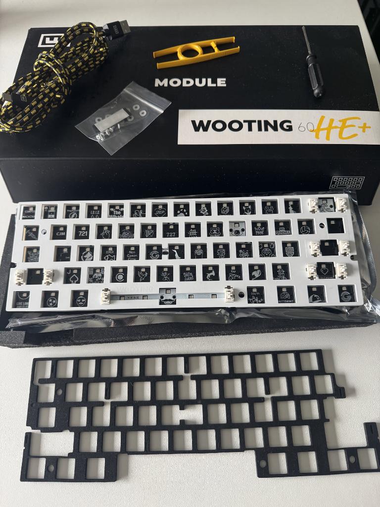Wooting 60HE+, Computers en Software, Toetsenborden, Gebruikt, Gaming toetsenbord, Ophalen of Verzenden, Qwerty