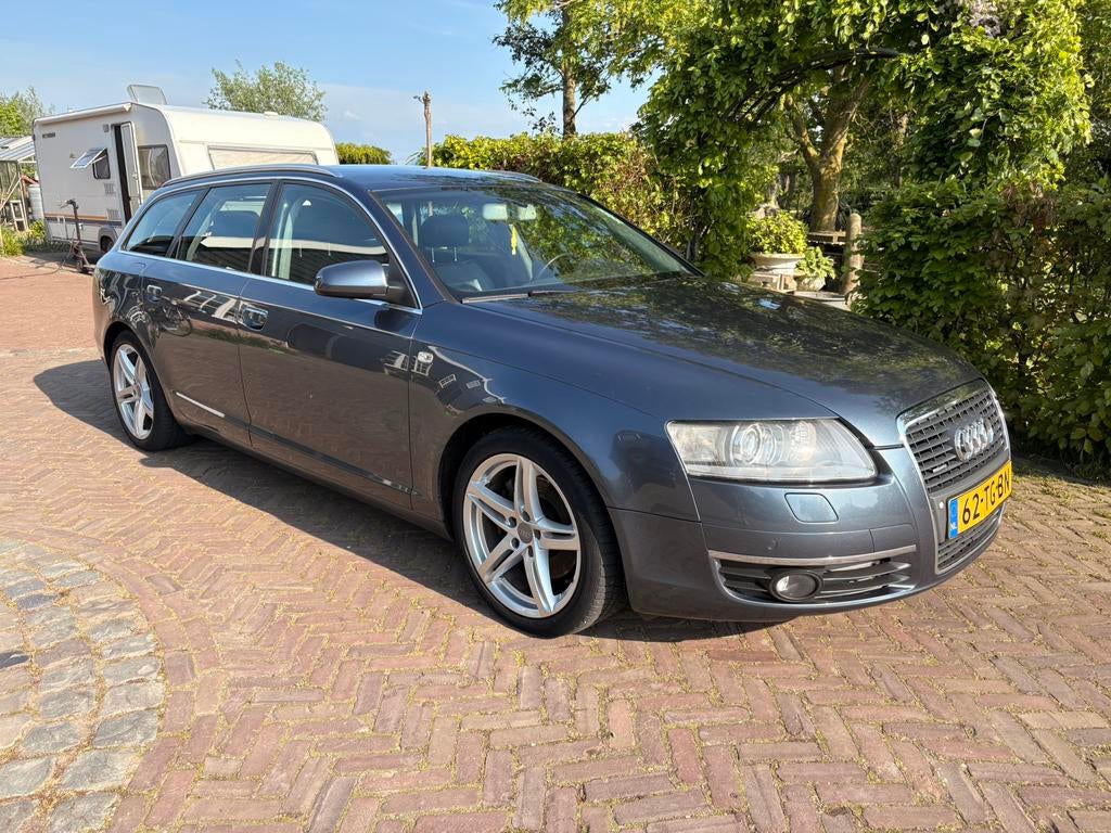 Audi A6 3.0 TDI 165KW Avant Quattro AUT 2006 Blauw, Auto's, Automaat, Euro 5, 1800 kg, Zwart