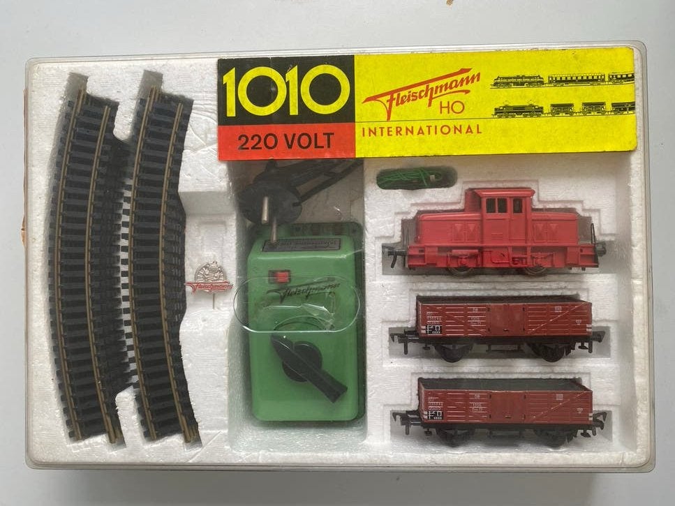 Fleischmann 1010 startset, Hobby en Vrije tijd, Ophalen of Verzenden, Zo goed als nieuw, Gelijkstroom, Fleischmann
