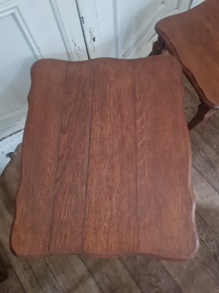 Antiek bijzettafeltje vol hout vanaf 19,95, Ophalen of Verzenden