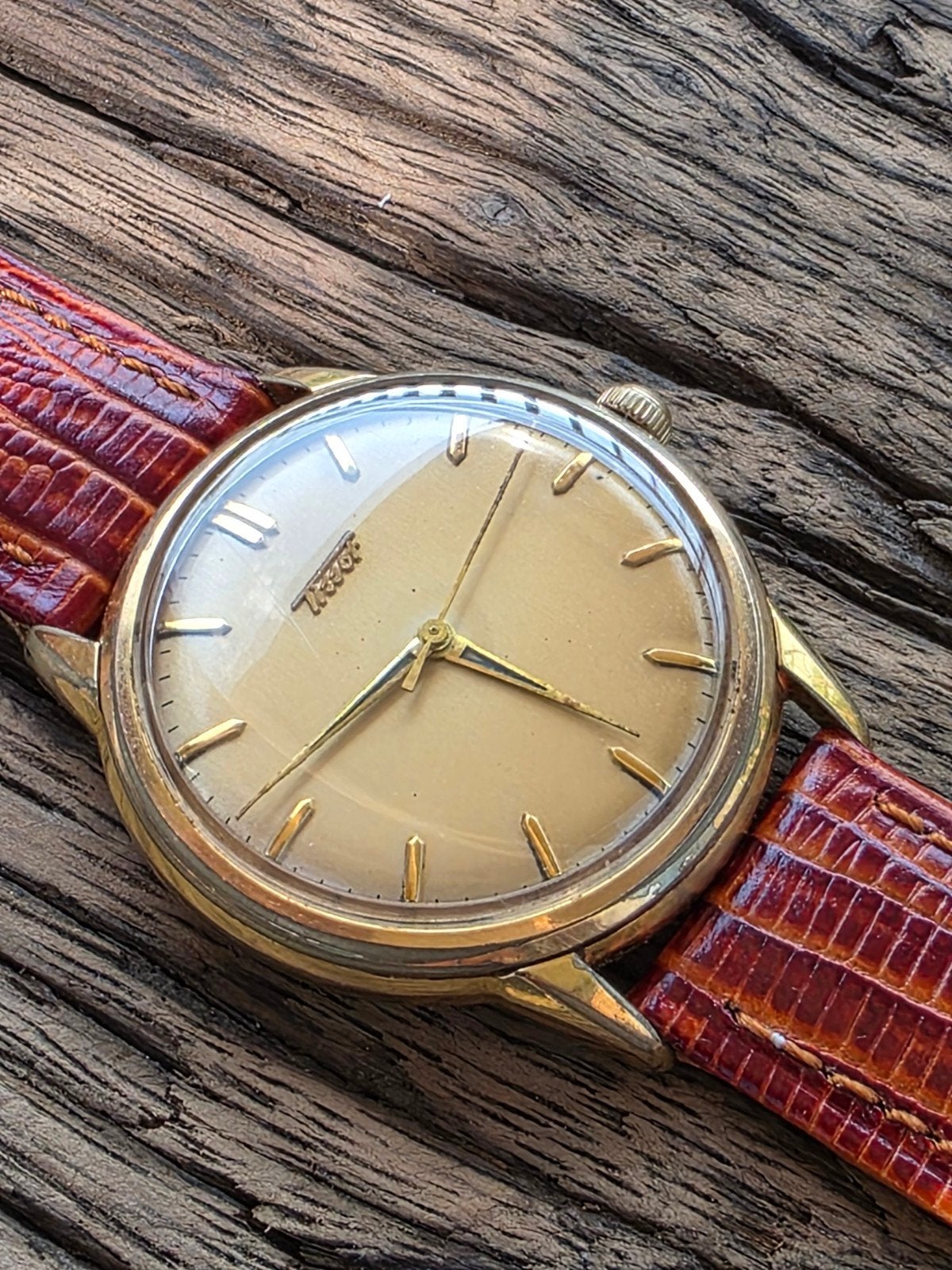 Tissot Vintage herenhorloge, Ophalen of Verzenden, Staal, Overige merken, 1960 of later