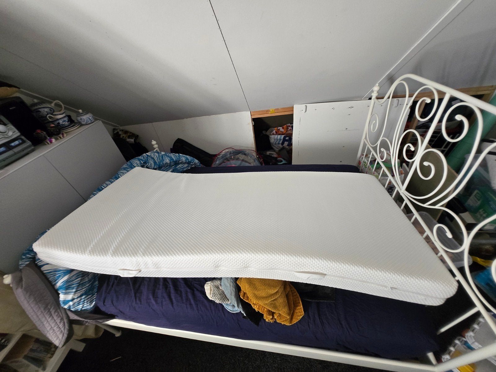 IKEA ABYGDA matras 90x200 - Nieuwstaat door foute maat, Ophalen, 90 cm, Eenpersoons, Nieuw