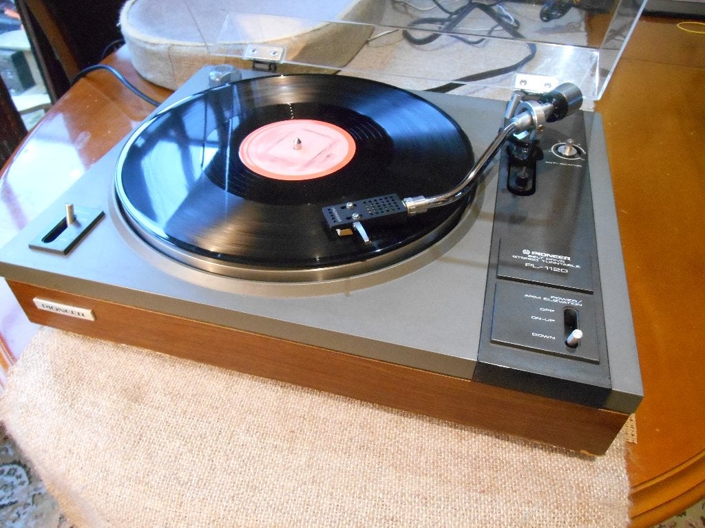 Vintage Pioneer PL-112D platenspeler en versterker A-509R, Ophalen, Pioneer