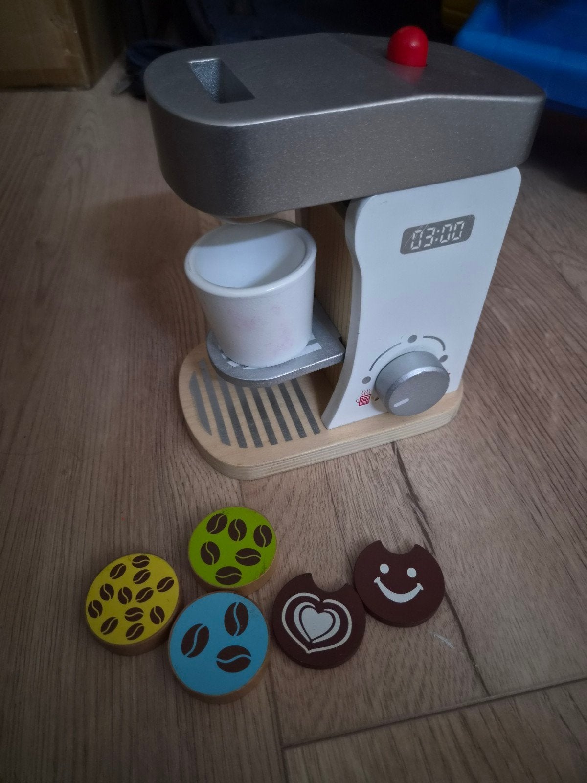 houten speel koffiemachine, Kinderen en Baby's, Ophalen of Verzenden, Zo goed als nieuw, Overige typen