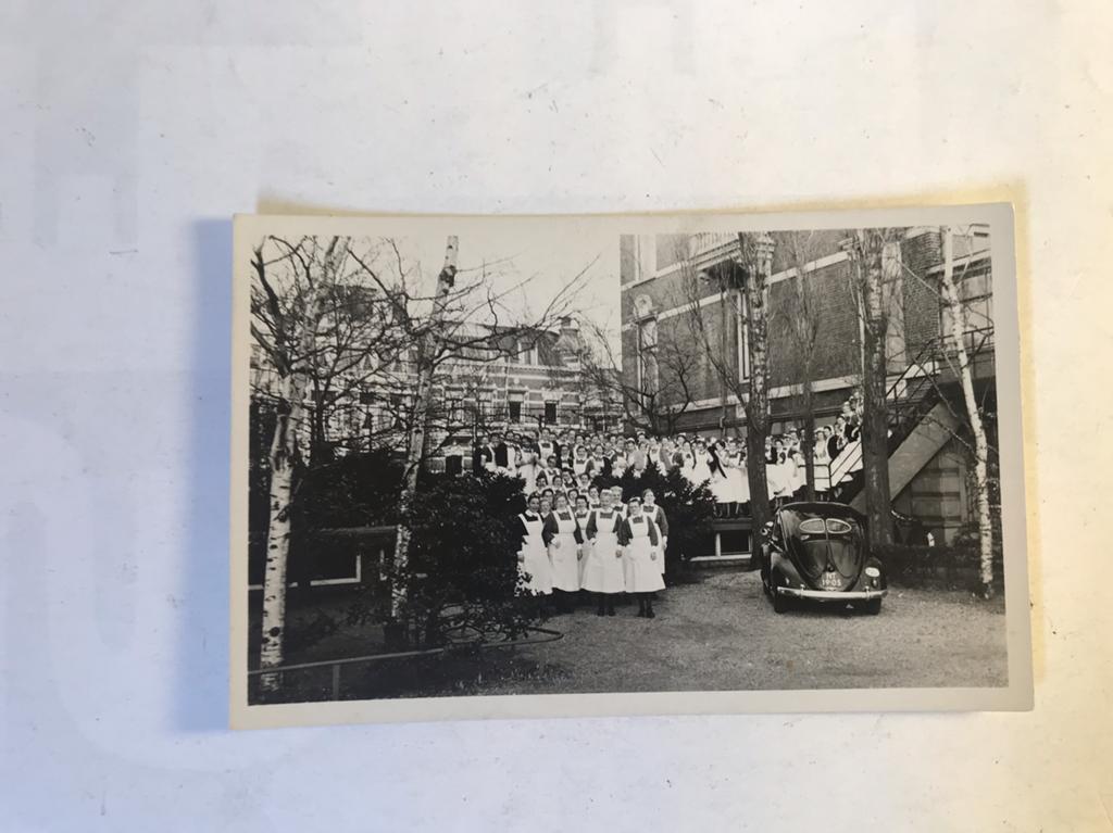 Ansicht: Diakonessenhuis Groningen., Verzamelen, Ansichtkaarten | Nederland, Ophalen of Verzenden, 1940 tot 1960, Gelopen, Groningen