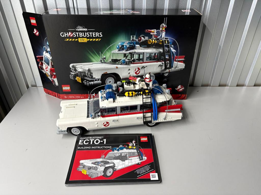 LEGO Ghostbusters Ecto-1 (10274) - Zo goed als nieuw, Compleet, Lego, Ophalen of Verzenden, Zo goed als nieuw