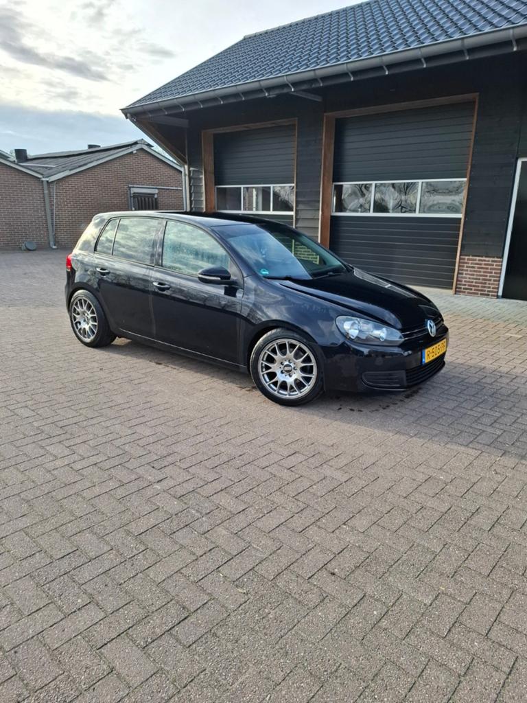 Volkswagen Golf 1.4 TSI 90KW 2009 Zwart, Auto's, 4 cilinders, Handgeschakeld, Geïmporteerd, 1390 cc