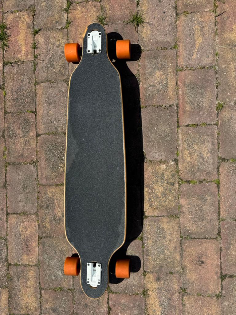 Blue Surf Longboard – Drop Through Cruiser, Ophalen of Verzenden, Zo goed als nieuw, Longboard