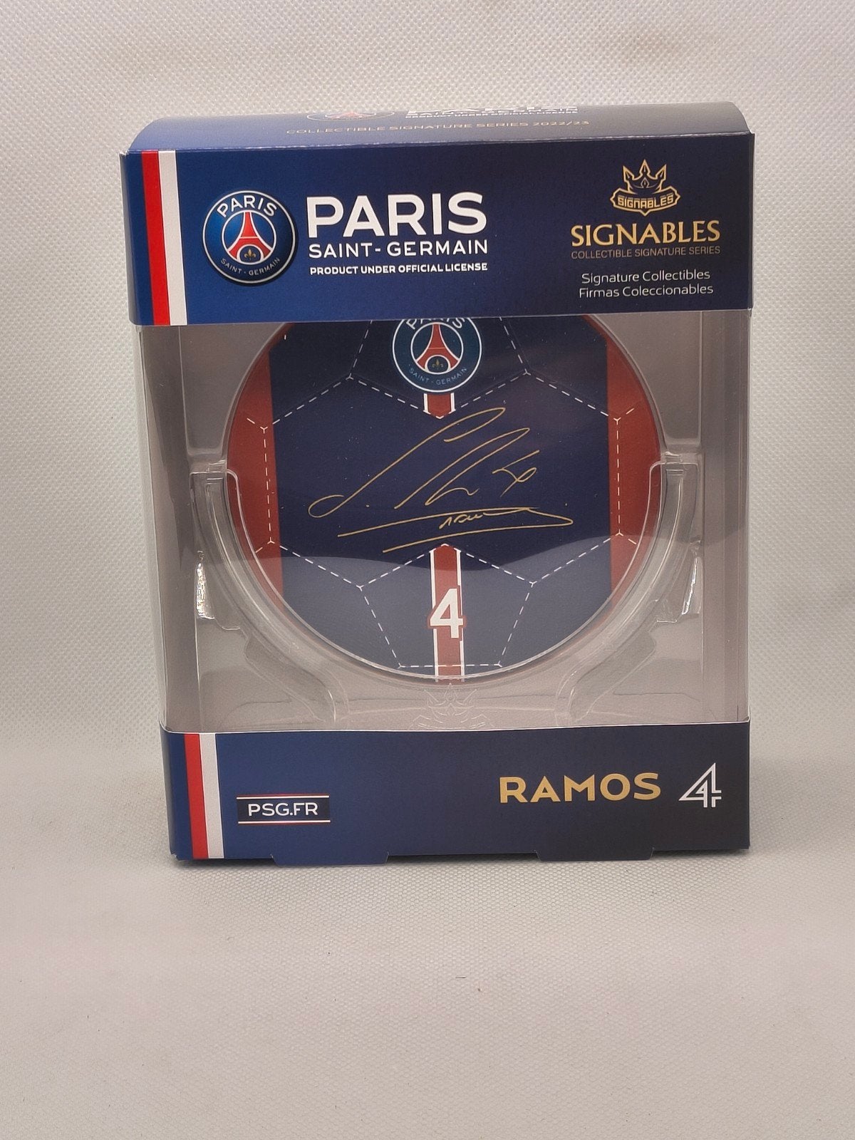 PSG Sergio ramos collectible signables - nieuw, Ophalen of Verzenden, Zo goed als nieuw