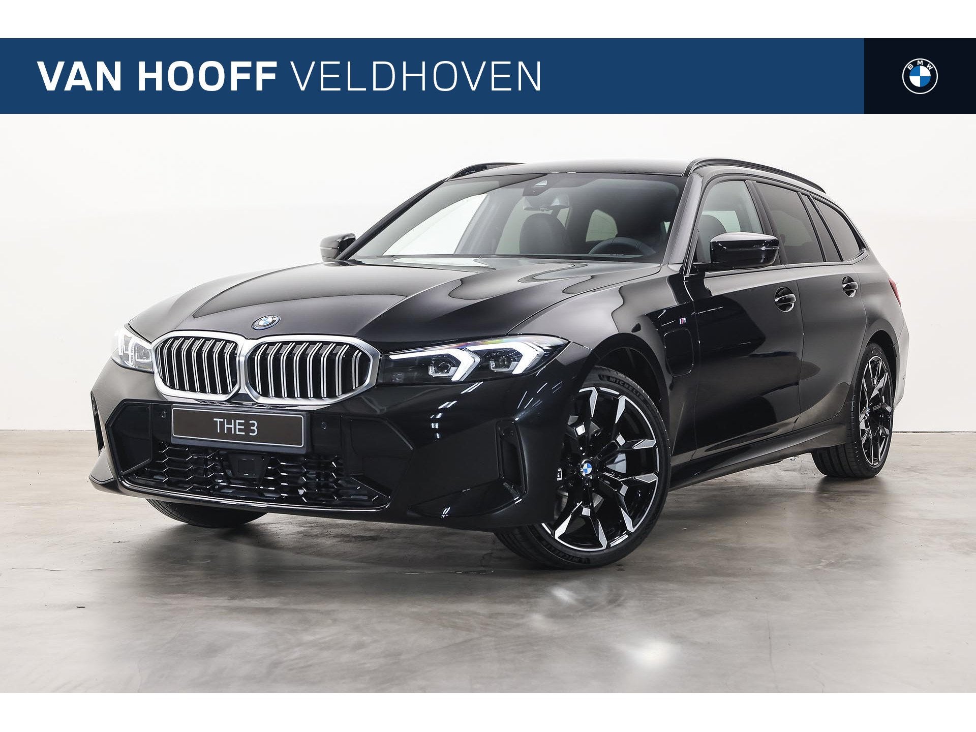 BMW 3 Serie Touring 330e M Sport Automaat / Trekhaak / Sport, Auto's, Automaat, Achterwielaandrijving, Zwart, 4 cilinders