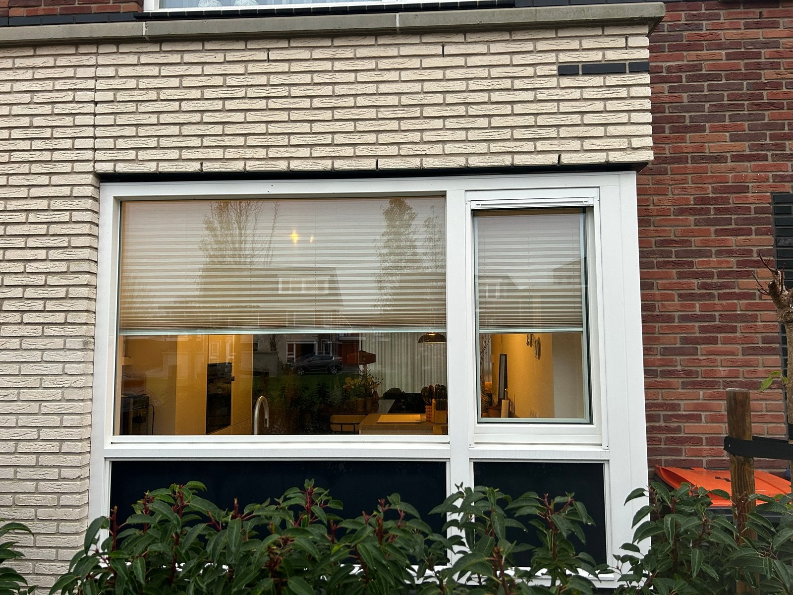 Plisségordijnen Toppoint- Beige, Lichtdoorlatend, Overige materialen, Overige merken, Beige, Ophalen of Verzenden