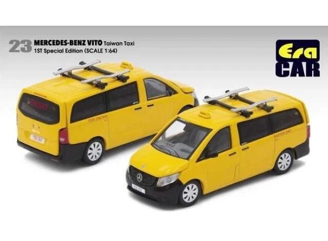 Mercedes-Benz Vito van Era Car 1/64 Taiwan Taxi Special, Ophalen of Verzenden, Nieuw, Auto