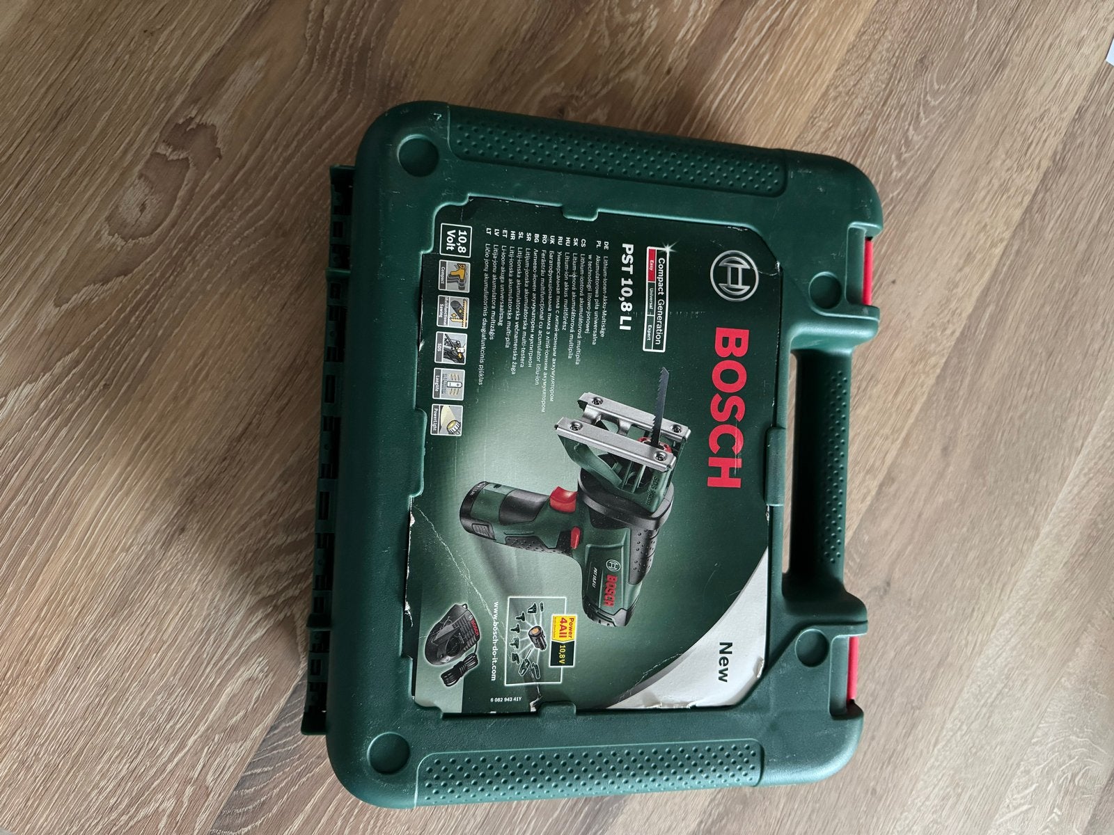 Bosch PST 10,8 Li decoupeerzaag incl. accu en lader, Minder dan 30 mm, Decoupeerzaag, Ophalen of Verzenden, Zo goed als nieuw