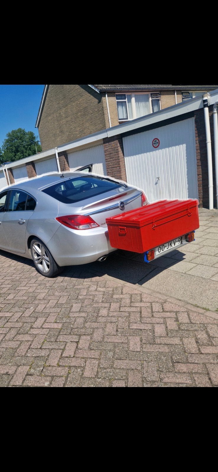 Bagagebak / Koffer voor op de trekhaak te huur, Auto diversen, Ophalen of Verzenden