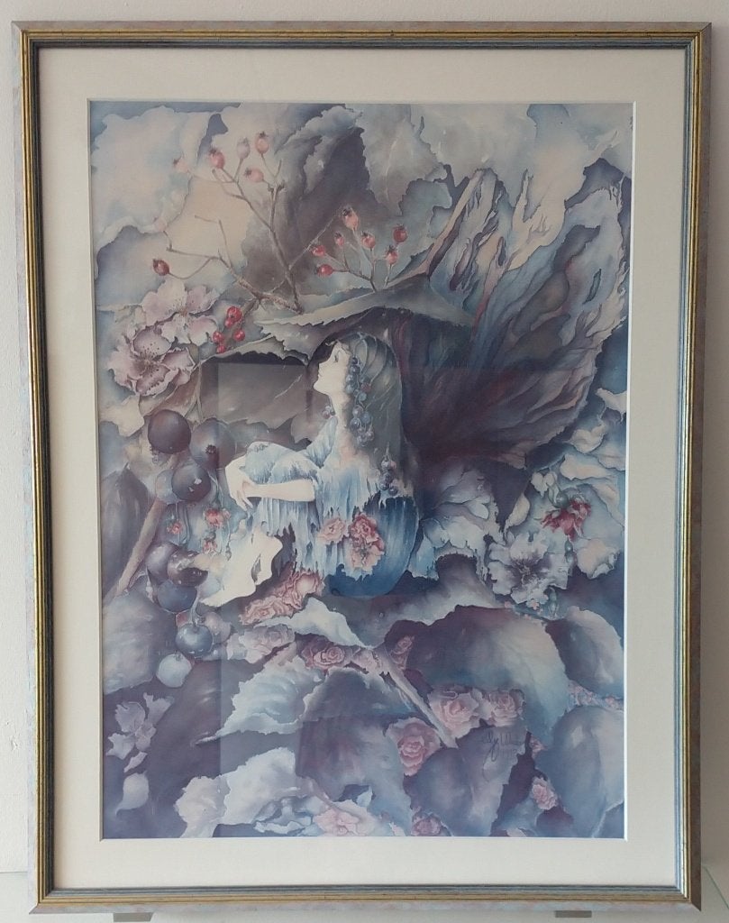 poster Elly Westerop, volgnr 9, Rechthoekig Staand, Met lijst, Ophalen of Verzenden, Zo goed als nieuw