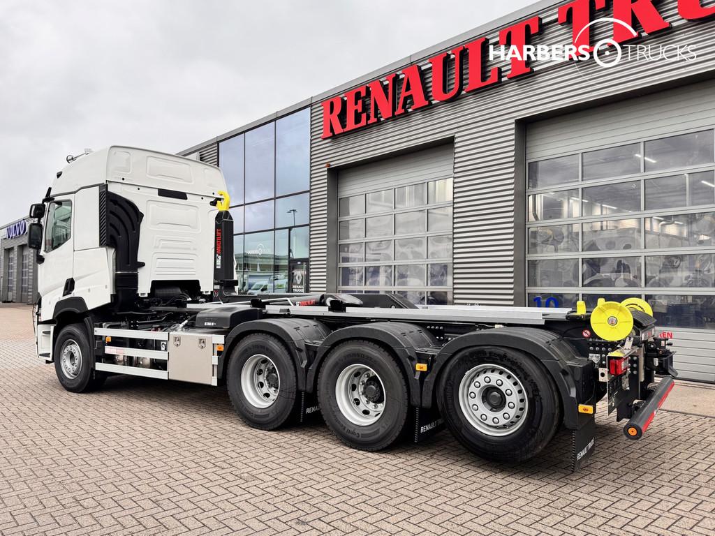 Renault C 480 Tridem 8x4 30T Hiab haakarm (bj 2024), Auto's, Vrachtwagens, Automaat, Met garantie (alle), Renault, Wit