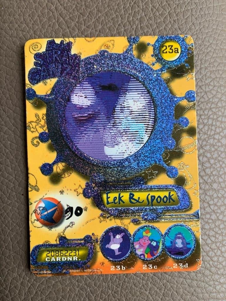 FOX KIDS card 2003 23a Eek & Spook Strava Ganza glitter, Verzamelen, Verzenden, Zo goed als nieuw