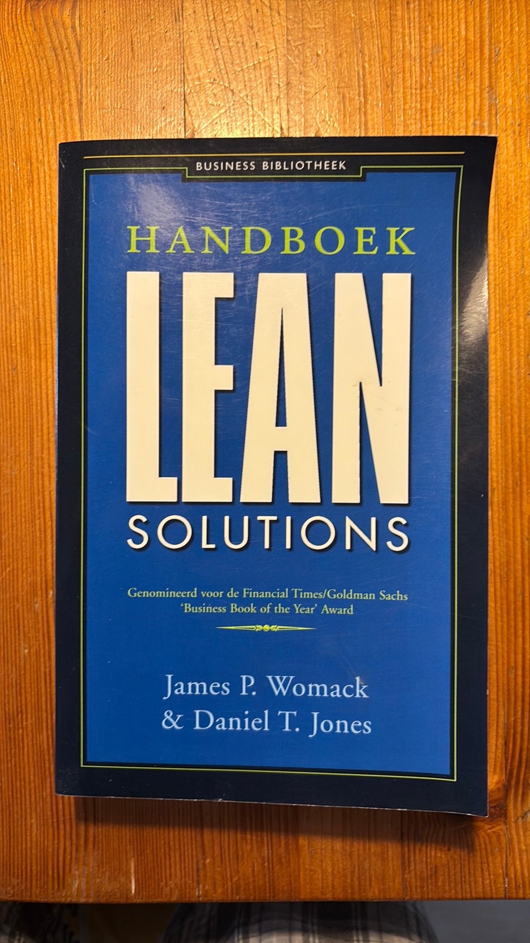 James P. Womack - Handboek Lean Solutions, Boeken, Ophalen, Zo goed als nieuw, James P. Womack; Daniel T. Jones, Sociale wetenschap