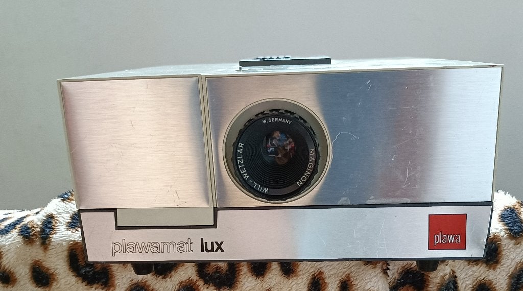 Plawamat luxe diaprojector, Ophalen, Gebruikt