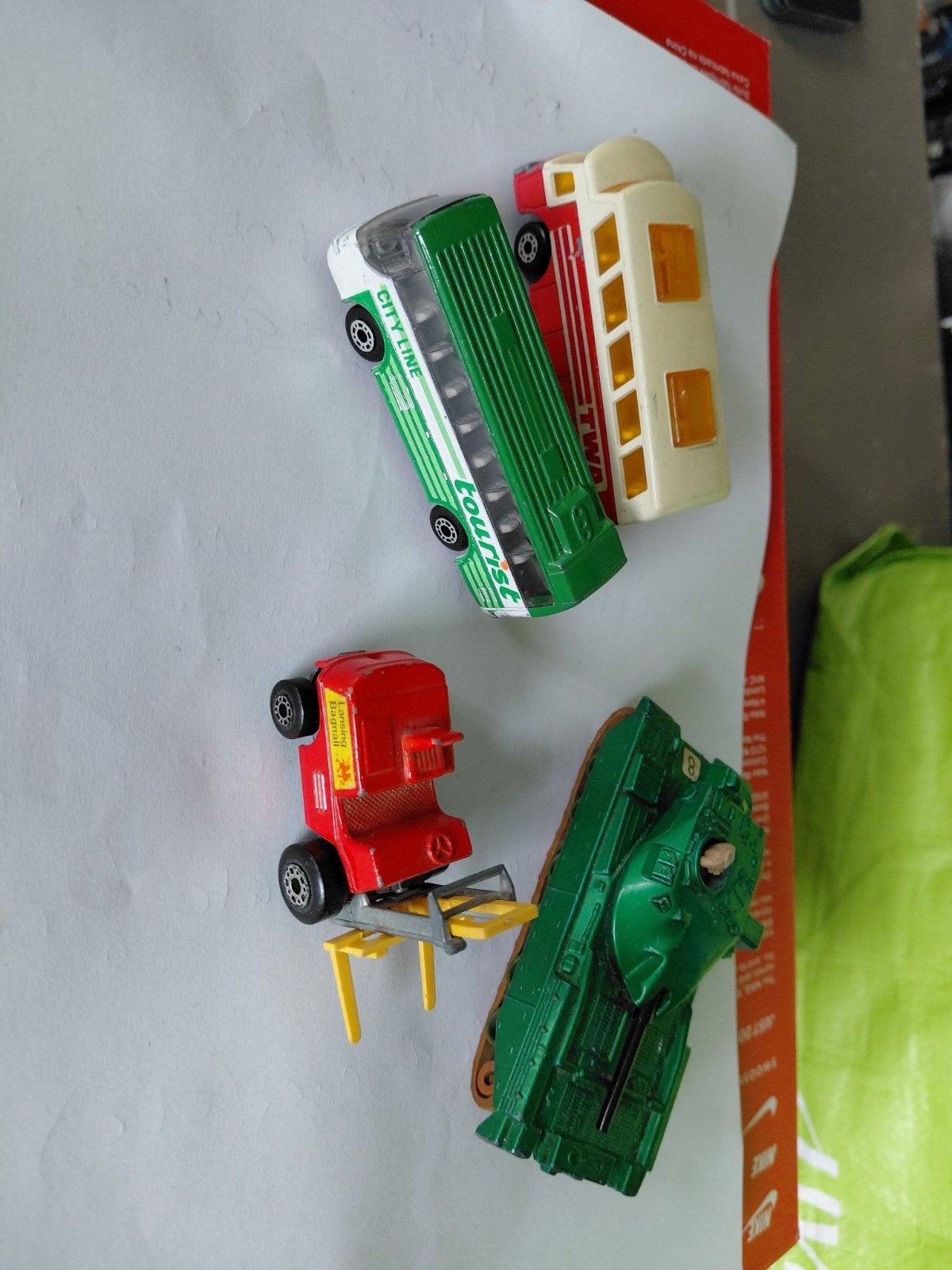 4 Matchbox Vintage Speelgoedauto's - In één koop, Ophalen of Verzenden, Gebruikt