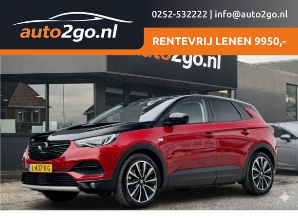 Opel Grandland X 1.6 TURBO AUT8 HYBRID4 TWO-TONE ULTIMATE 72, Auto's, Opel, Automaat, 77 km/l, 4 cilinders, Automatische klimaatregeling