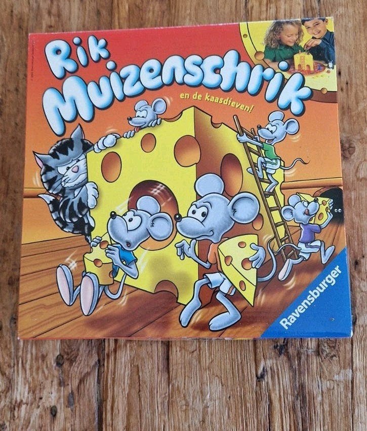 Rik Muizensschrik en de Kaasdieven! Ravensburger spel, Drie of vier spelers, Ophalen of Verzenden, Gebruikt, Ravensburger