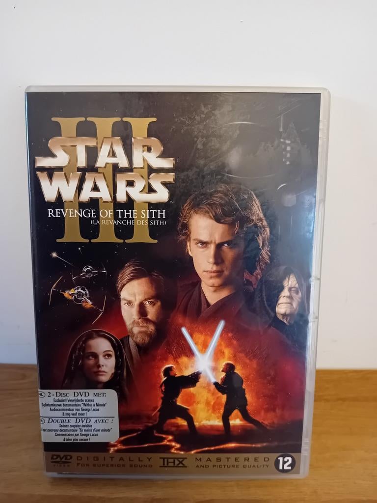 DVD Star Wars III: Revenge of the Sith, Vanaf 12 jaar, Ophalen of Verzenden, Zo goed als nieuw, Science Fiction