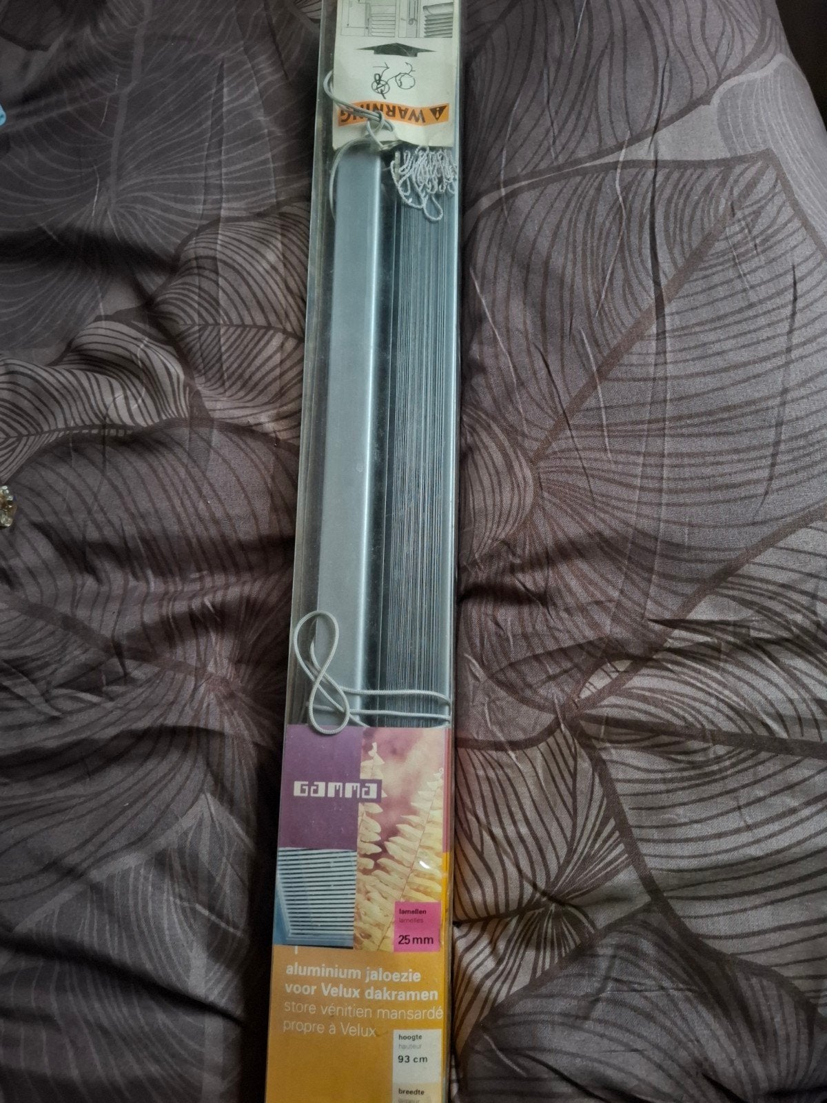 GAMMA aluminium jaloezie voor Velux dakramen, 93 cm, Jaloezie, Overige merken, Metaal, Nieuw
